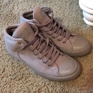 Grey Hightop Converse